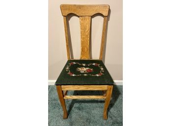 Needlepoint Chair- AS IS