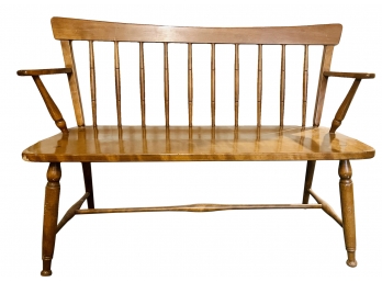 Vintage Maple Wood Bench