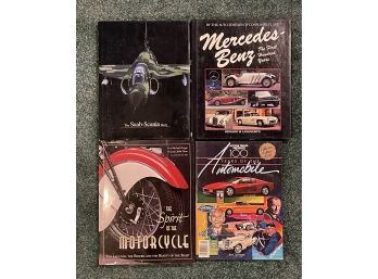 4 Pc. Automotive Themed Books