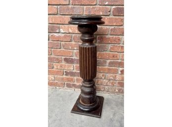 Antique Wood Pedestal/ Column