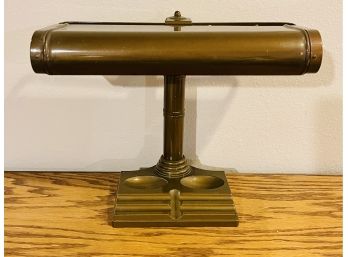 Vintage Metal Desk Lamp With Organizer