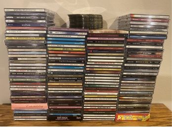 Huge CD Lot Including Santana, The Beatles, Soft Rock And More