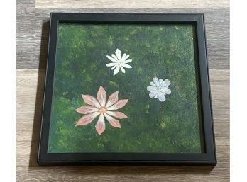 Framed Floral Painting