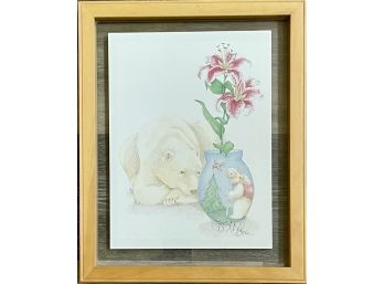 Polar Bears Of Barbara Stone- Framed & Signed By Artist