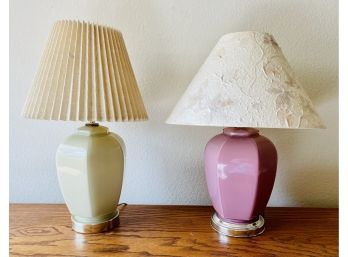 2 Table Lamps