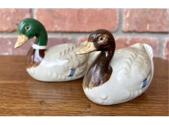 FF Mallard Ducks Salt And Pepper Shakers