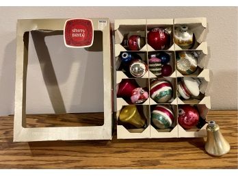 Vintage Christmas Ornaments In Box