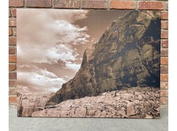 Photo On Canvas Of Rock Formation