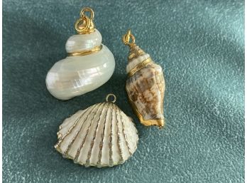 Three Seashell Pendants