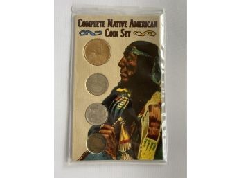 Complete Native American Coin Set In Commemorative Packaging
