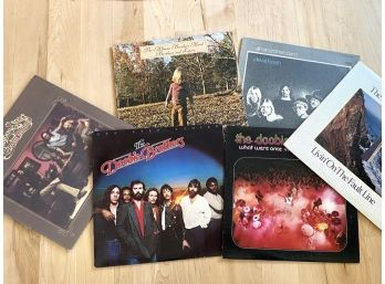Six Vinyl Records: Doobie Bros., Allman Bros And More
