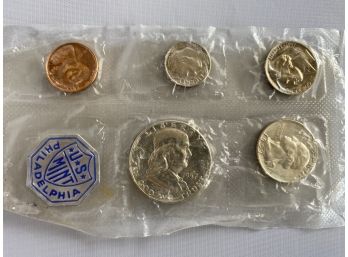 1957 Uncirculated Philadelphia U.S. Mint Silver Coin Set