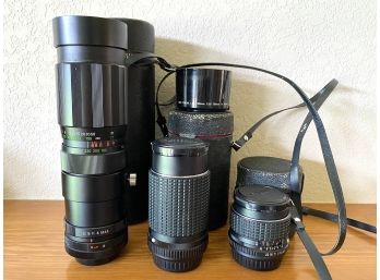 3 Pentax Lenses