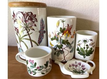 Collection Of Vintage Portmeirion Botanic Garden Includes Tall Canisters