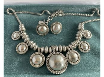 Lucky Brand Necklace With Earrings