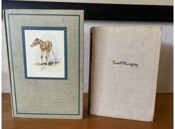 First Edition Steinbeck And Hemingway Hardcover Books