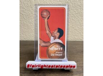 1970 Topps Basketball #56 Bill Hewitt Card