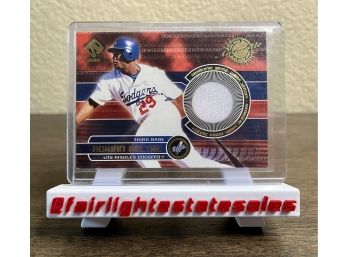 2001 PRIVATE STOCK GAME GEAR ADRIAN BELTRE GAME-USED JERSEY #89 DODGERS