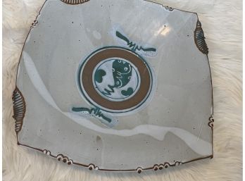 Stunning Paul Anthony Pottery Ceramic Bowl/Plate Large