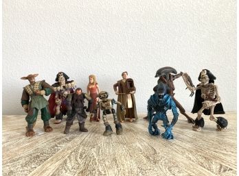 Lot Of 9 Assorted Action Figures
