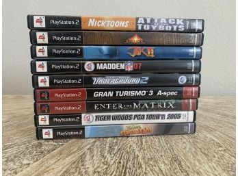 Lot Of 9 PS2 Games
