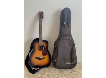 Beautiful Yamaha FG-Junior Acoustic Guitar With Case