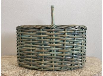 Oversized Green Basket