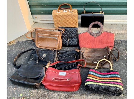 Lot Of Purses Including Vintage Bags