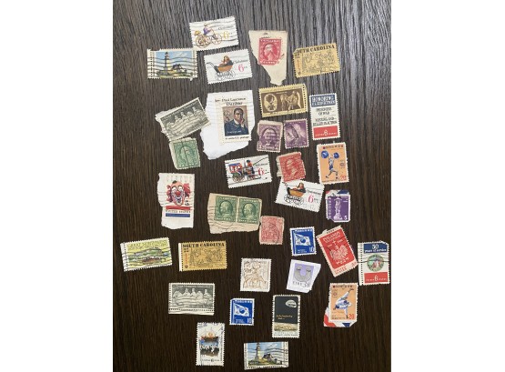 Collection Of Cancelled Stamps