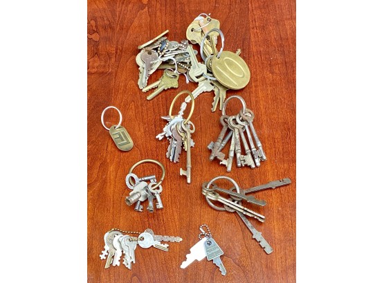 Lot Of Keys, Incl. Vintage And Antiques!