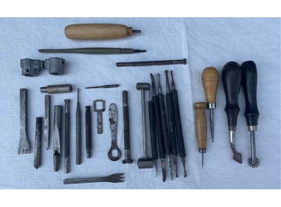 Vintage Tools For Leather And More