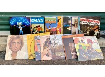 Lot Of Records Including Tony Mottola, Barry Manilow, And Elton John