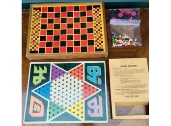 Chinese Checkers Game-board And Accessories