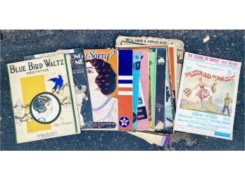 Large Collection Of Vintage Sheet Music And Music Books! (See Secondary Photos)