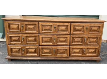 9 Drawer Wooden Dresser