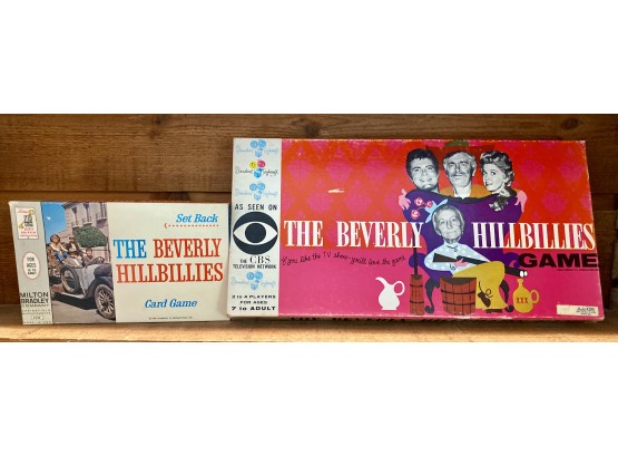 Two Vintage 1960s The Beverly Hillbillies Board Games
