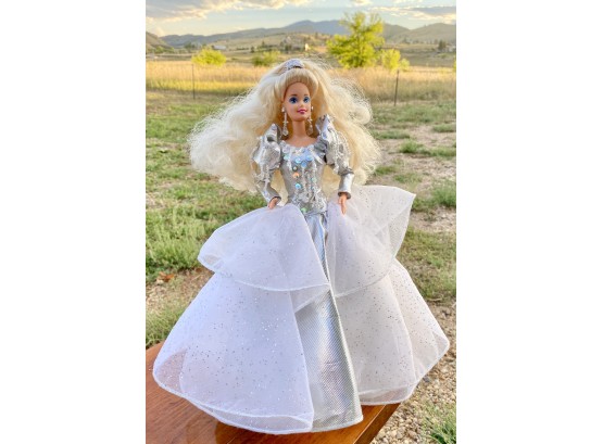 1976 Mattel Inc Barbie In Silver Dress