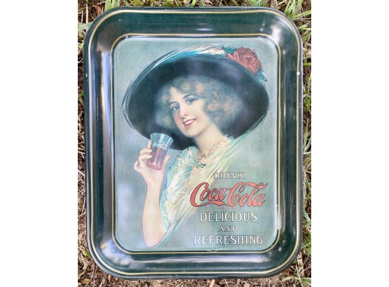 Coca Cola Reproduction Tray, 'Delicious And Refreshing'