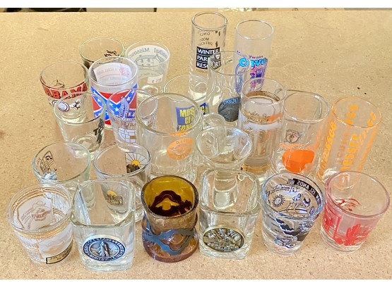 Awesome Lot Of Shot Glasses