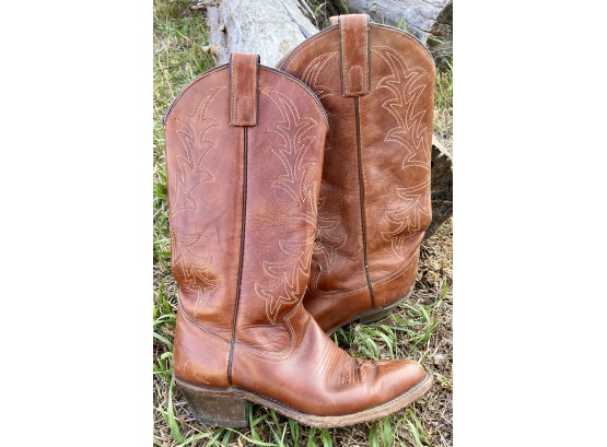 Texas Cowboy Boots Made In The USA, Size 7.5 D
