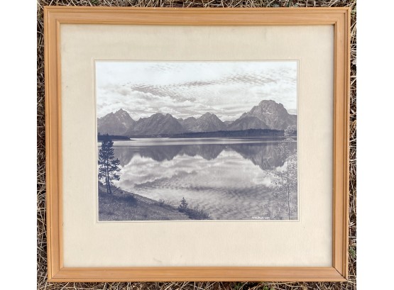Jackson Lake And Tetons Lucier, Powell, Wyoming Framed Print Photo