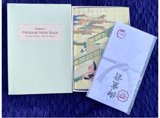 Japanese 'Elegant Personal Note Book' Featuring The Tale Of Genji Cover Art