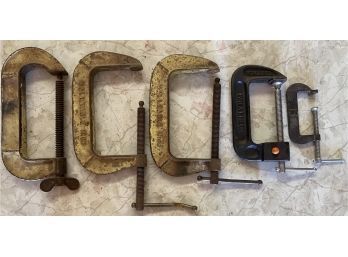 Five Clamps. All Used