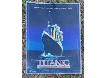 Laminated Titanic Exhibit Poster