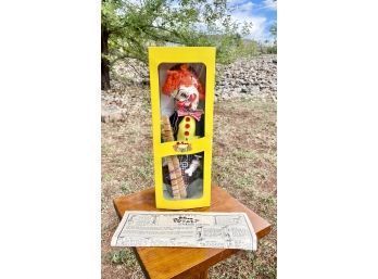 Pelham Clown Puppet Vintage Handmade Puppet Standard Control