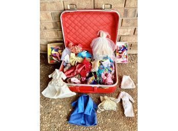 Lot Of Vintage Doll Clothes And Accessories