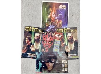 Lot Of Five Star Wars Episode 1 Posters