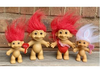 Lot Of Love And Valentine Themed Troll Dolls