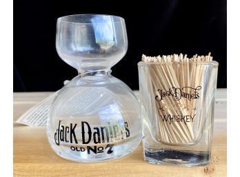 Jack Daniels Shot Glass And Whiskey Glass