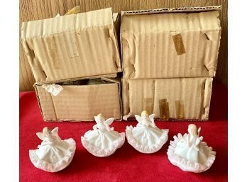 Four Boxes Of Four Porcelain Dancing Angels